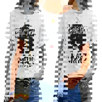 Magie De La Fille Noire Mélanine Noir Pouvoir Des S T-shirt femme - Cadeauxyz