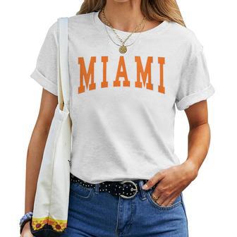 Miami Throwback Classic Women T-shirt - Thegiftio UK