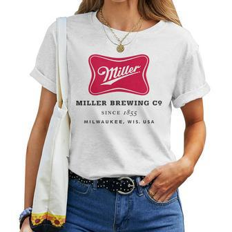 Miller Lock Up Beer T-shirt Frauen - Seseable