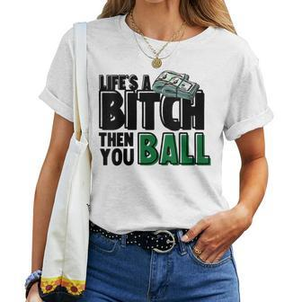 Then You Ball Streetwear s Summer Graphic Prints Women T-shirt - Monsterry DE