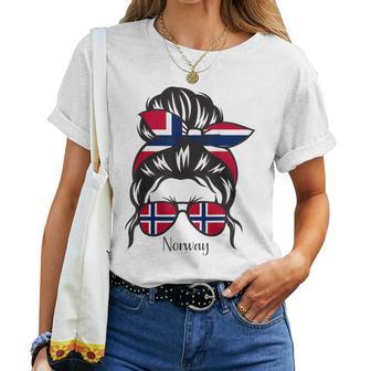 Norwegian Girl Norway Roots Norway Flag T-shirt Frauen - Geschenkecke