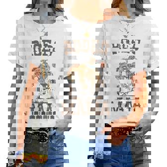 Rodeo Mama Mommy Mom Western Cowboy Birthday Family Matching Women T-shirt | Seseable UK