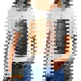 Superbe Costume De Tonneau Pour Homme Et Drôles Manche Longue T-shirt femme - Cadeauxyz