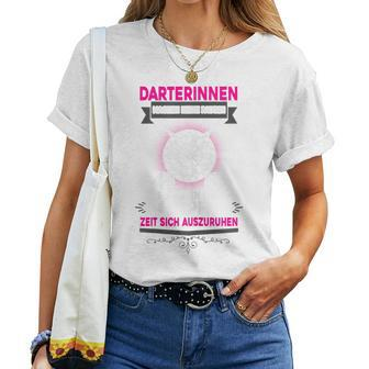 Women's Dartter Machen Keine Pausen Darts Dart Dart T-shirt Frauen - Seseable