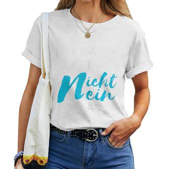 Women's Schlagerfan Merchandise Warum Hast Du Nicht Nein Sagt Pink T-shirt Frauen - Geschenkecke