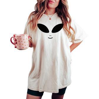 Alien Halloween Costume Face Men Women's Oversized Comfort T-shirt - Thegiftio UK