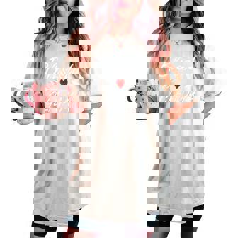 Blessed Glamma With Heart Arrow Grandma Women's Oversized Comfort T-shirt - Monsterry