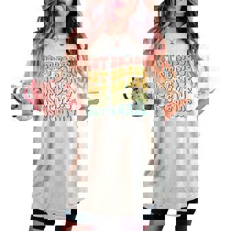 First 1St Grade First Day Of School Back To School Teacher Women's Oversized Comfort T-shirt | Seseable CA