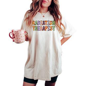 Radiation Therapist Halloween Costumes For Woman Women's Oversized Comfort T-shirt - Thegiftio UK