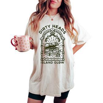 Heads Dirty Island Glow Apparel For Women Women's Oversized Comfort T-shirt - Thegiftio UK