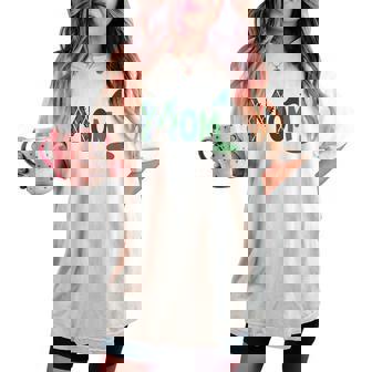 Mom Of The Birthday Boy Hole In One Golf Sport Matching Women's Oversized Comfort T-shirt - Thegiftio