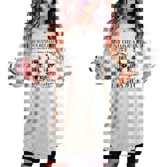 Ne Sous Estimez Jamais Une Mûre Qui Aime L'apéro Women's Oversized Comfort T-shirt - Cadeauxyz