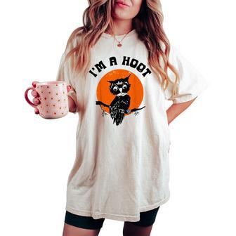 Owl I'm A Hoot Owl Halloween Women's Oversized Comfort T-shirt - Thegiftio UK