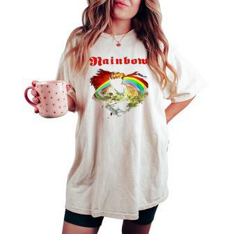 Rainbow Rising Ritchie Blackmore Rock Women's Oversized Comfort T-shirt - Thegiftio UK
