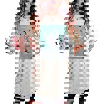 Retro Abominable Snowman Women's Oversized Comfort T-shirt - Monsterry