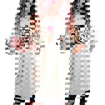 Scary Horror Movies Halloween Costume Party Women Women's Oversized Comfort T-shirt | Mazezy