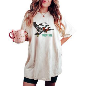 Sopranos Duck Women's Oversized Comfort T-shirt - Thegiftio UK