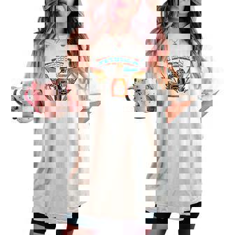 Tequila Sunrise Western Life Desert Vibes Tequila Drinking Women's Oversized Comfort T-shirt - Monsterry