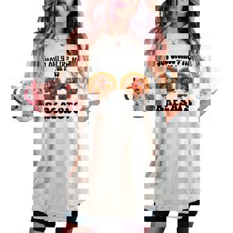 Thanksgiving You Only Like Me For My Breasts Turkey Women's Oversized Comfort T-shirt | Mazezy