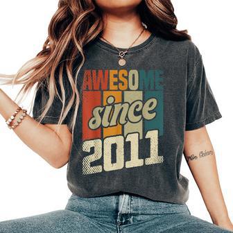 13Th Birthday Boy Girl 13 Years 2011 Women's Oversized Comfort T-Shirt - Thegiftio UK