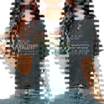 5 Solas Scriptura Christian Bible Theology Retro Women's Oversized Comfort T-Shirt - Monsterry