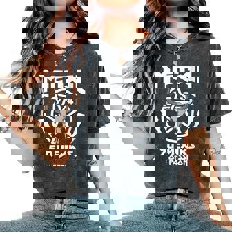 50 Cumpleaños Hombre Heavy Metal Rock Música Pentagrama Cuello Camiseta extragrande cómoda para mujer - Regaloses