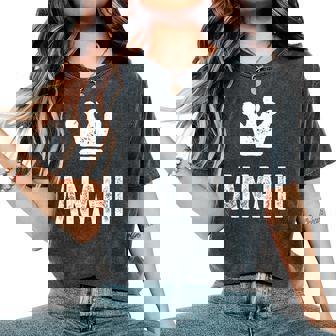 Anahi The Queen Crown & Name Called Anahi Women's Oversized Comfort T-Shirt - Monsterry