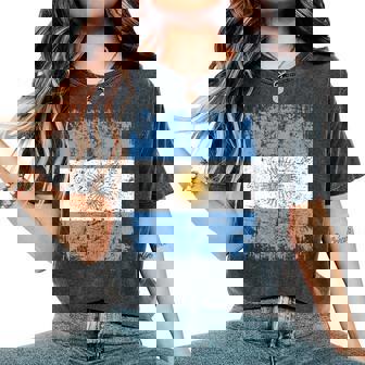 Argentine Drapeau Hommes S Enfants Argentine Women's Oversized Comfort T-Shirt - Cadeauxyz