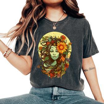 Artistic Representation Of Mother Nature Women's Oversized Comfort T-Shirt - Thegiftio UK