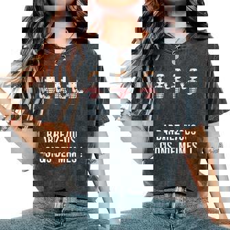 Barrez-Vous Cons De Mimes La Cité De La Peur T-shirt oversize confortable pour femme - Cadeauxyz