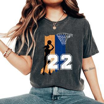 Basketball No 22 Jersey Women's Oversized Comfort T-Shirt - Monsterry