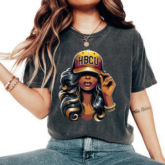 Beautiful Black Educated Girl Hbcu Women's Oversized Comfort T-Shirt - Thegiftio UK