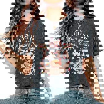 Belle Idee Cadeau Je Suis Une Super Tata Qui Déchire T-shirt oversize confortable pour femme - Cadeauxyz