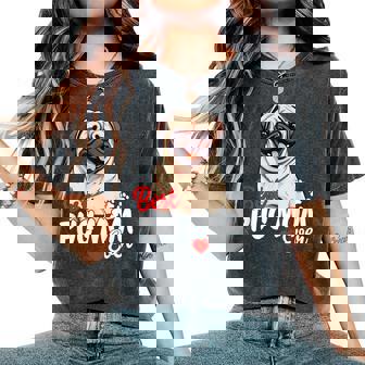 Best Pug Mom Women's Oversized Comfort T-Shirt - Cadeauxyz