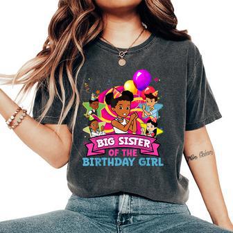 Big Sister Gracie's Corner Birthday Dolls Cute Party Women's Oversized Comfort T-Shirt - Thegiftio UK