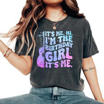 Birthday Party It's Me Hi I'm The Birthday Girl It's Me Women's Oversized Comfort T-Shirt - Thegiftio UK