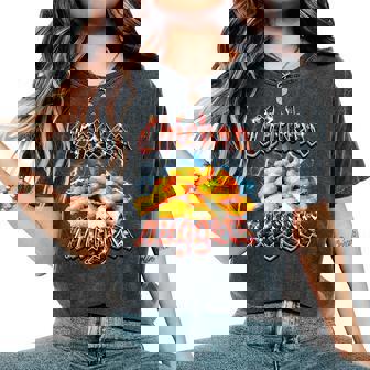 Bootleg Rap Chicken Nuggets Vintage 90S Heavy Metal Women's Oversized Comfort T-Shirt - Thegiftio