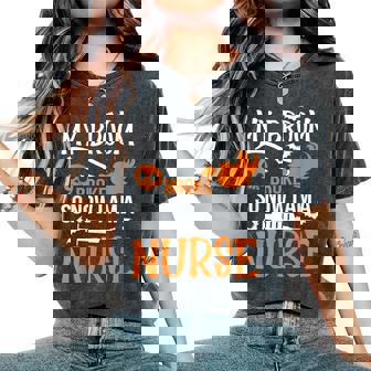 My Broom Broke So Now I'm A Nurse Halloween Nurse Women's Oversized Comfort T-Shirt - Thegiftio