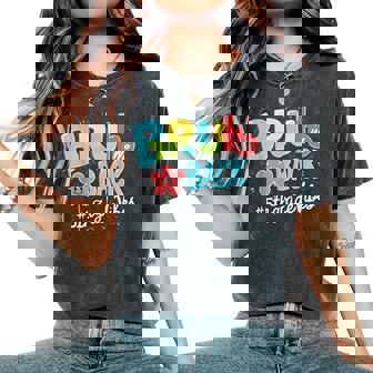 Bruh We Back 5Th Grade Vibes 1St Day Of School Fifth Grade Women's Oversized Comfort T-Shirt | Mazezy