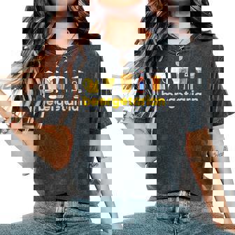 Camicia Beergetarian Divertente Amante Della Birra Birra Diversity T-shirt comoda oversize da donna - Novitaregali