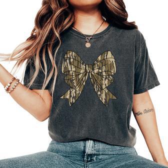 Camo Coquette Bow Duck Hunt Duck Hunting Girls Kid Women's Oversized Comfort T-Shirt - Thegiftio UK