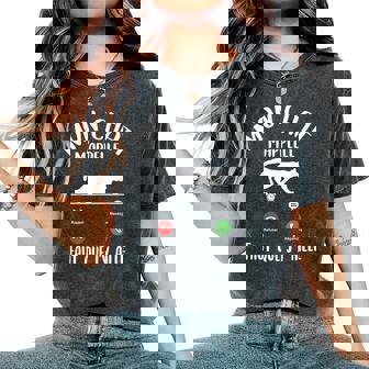 Chats Humour Drole Fille Mon Chat M'appelle T-shirt oversize confortable pour femme - Cadeauxyz