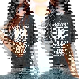 Only Child Expires 2025 Promoted To Big Sister Finally Women's Oversized Comfort T-Shirt | Seseable UK