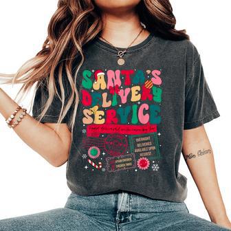 Christmas Santa's Delivery Service L&D Labor Delivery Nurse Women's Oversized Comfort T-Shirt - Thegiftio UK