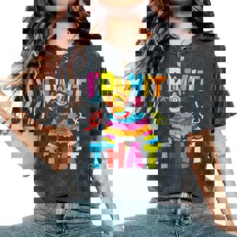 Cinco De Mayo Ideas I'd Hit That Pinata Women Women's Oversized Comfort T-Shirt | Seseable UK