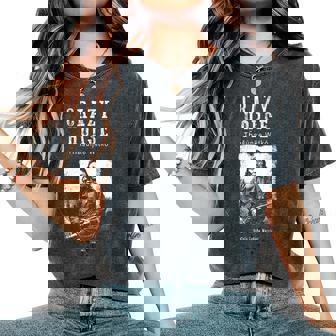 Crazy Horse-Stati Uniti-Indian Crazy Horse Capo Lacota Guerriero Sue Indiano Storia T-shirt comoda oversize da donna - Novitaregali