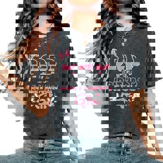Dad Of The Birthday Girl Mouse Family Matching Women's Oversized Comfort T-Shirt - Monsterry