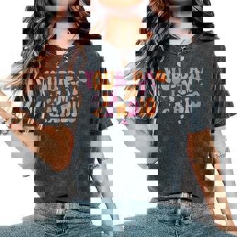 Your Dad Is My Cardio Retrointage Divertente Detto Per Le Donne T-shirt comoda oversize da donna - Novitaregali