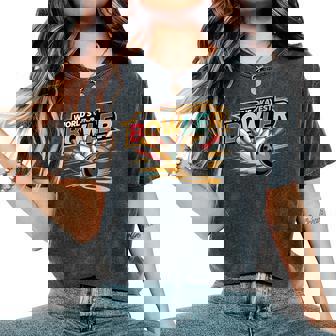 Divertente Palla Da Bowling E Spilli Da Bowling Più Bene Del Mondo T-shirt comoda oversize da donna - Novitaregali