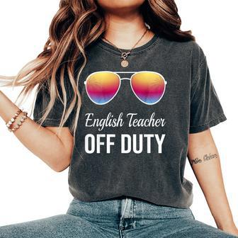 English Teacher Farewell Retirement School Memory Class Women's Oversized Comfort T-Shirt - Monsterry UK